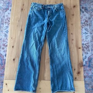 Zara Wide Leg Denim Jeans